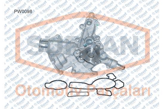 SUPSAN PW0098 Devirdaim Astra G + Zafira A 1.2 16v (Eng.X12xe-Z12xe) Corsa C 1.2 16v (Eng.Z12xe)